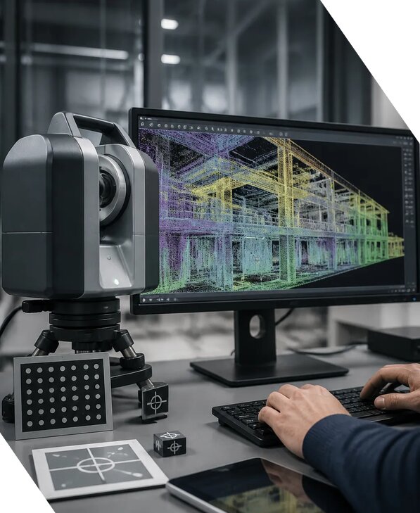 Регистрация облака точек для технических обследований в Луге